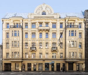 Matīsa 44 Riga Art Nouveau decorative facade