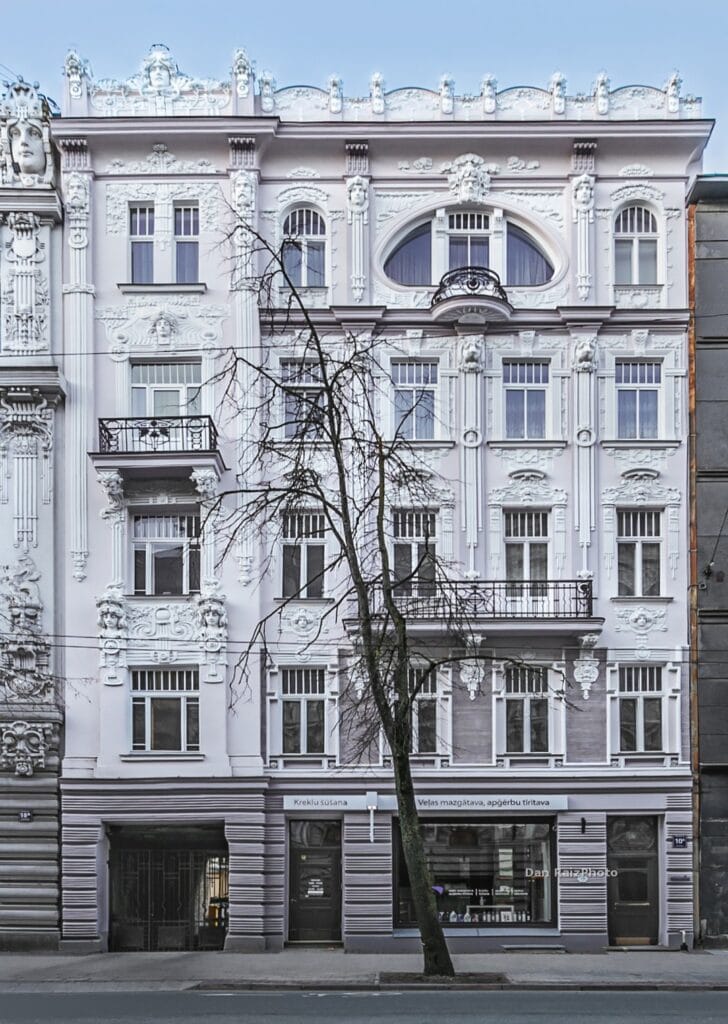 Elizabetes 10a Riga Mikhail Eisenstein facade