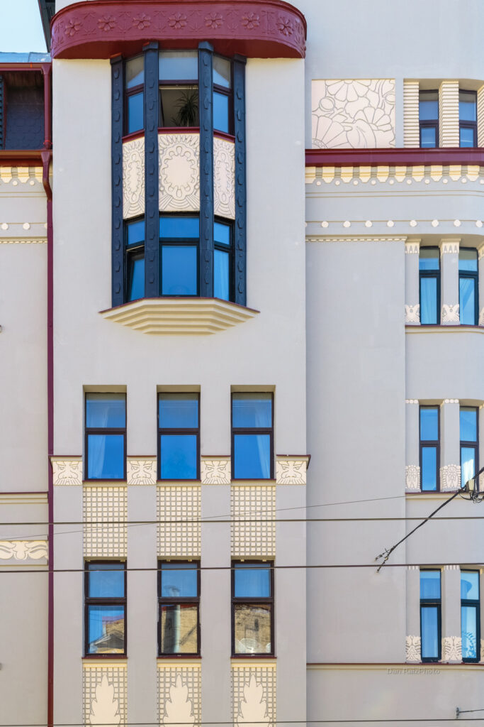 Eižens Laube architectural details Lāčplēša 51