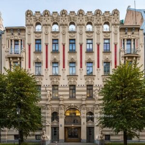 Alberta street 2a, Riga Art Nouveau facade