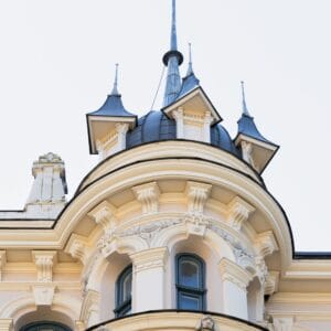 Alberta street 13, Riga Art Nouveau facade Mikhail Eisenstein