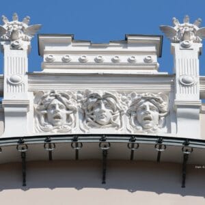 Alberta street 4, Riga Art Nouveau facade