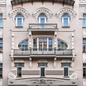 Alberta street 4, Riga Art Nouveau facade
