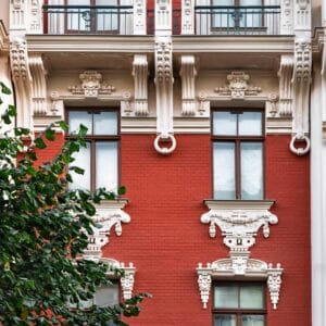 Alberta street 6, Riga Art Nouveau Mikhail Eisenstein
