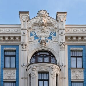 Alberta street 8, Mikhail Eisenstein, Art Nouveau
