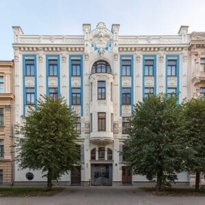 Alberta street 8, Mikhail Eisenstein, Art Nouveau