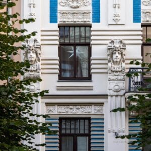 Alberta street 8, Mikhail Eisenstein, Art Nouveau