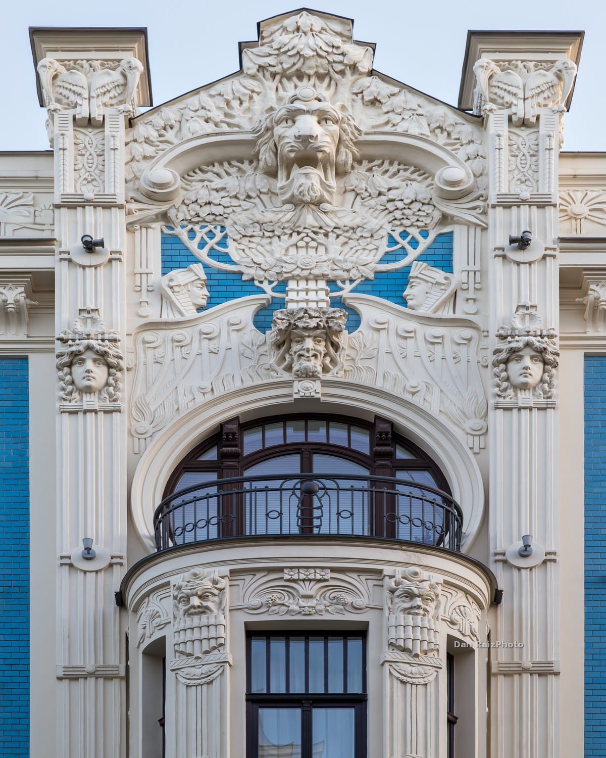 Alberta street 8, Mikhail Eisenstein, Art Nouveau