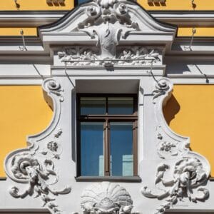 Vilandes street 11, Riga. Eclecticism and Art Nouveau